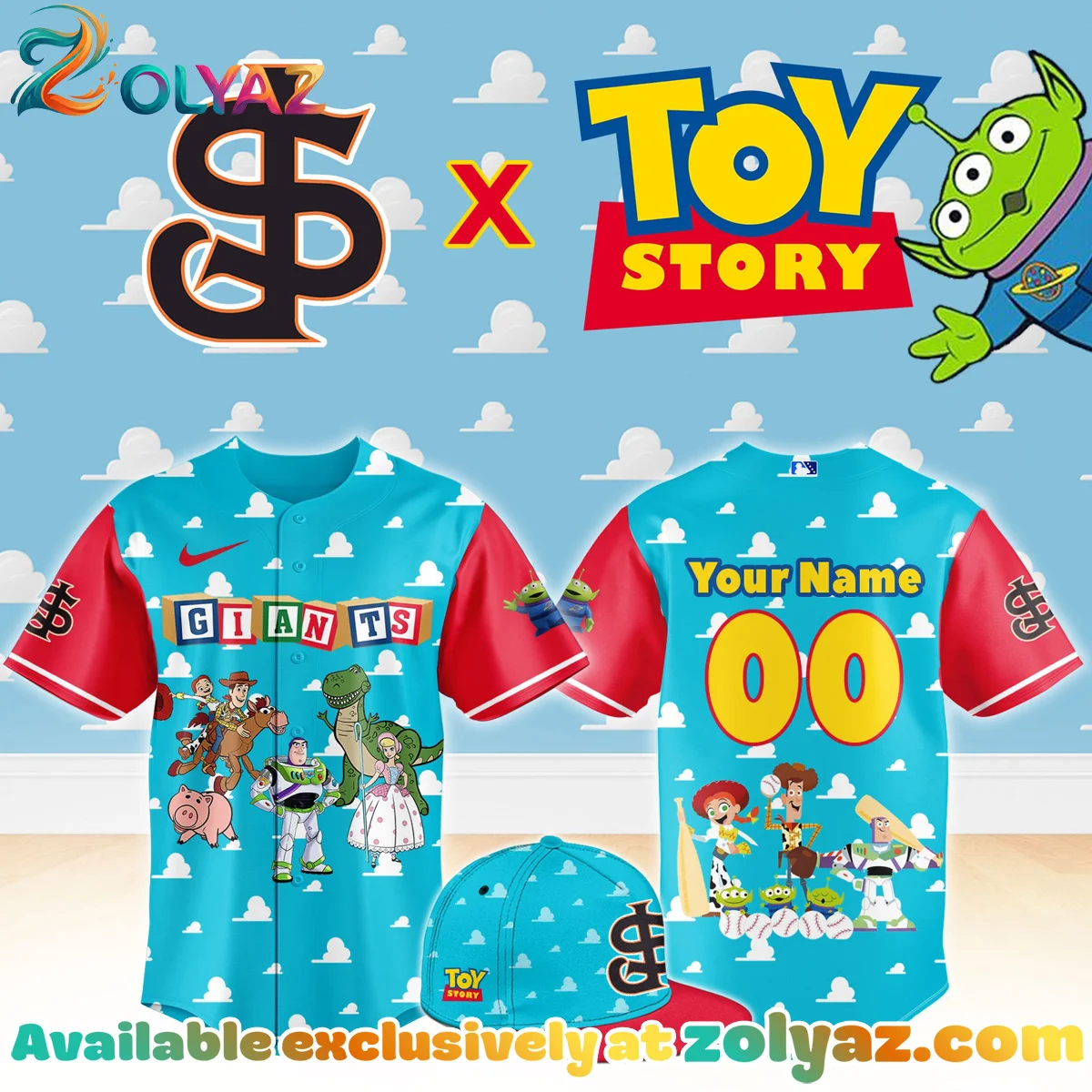SJGiants x Toy Story Jersey