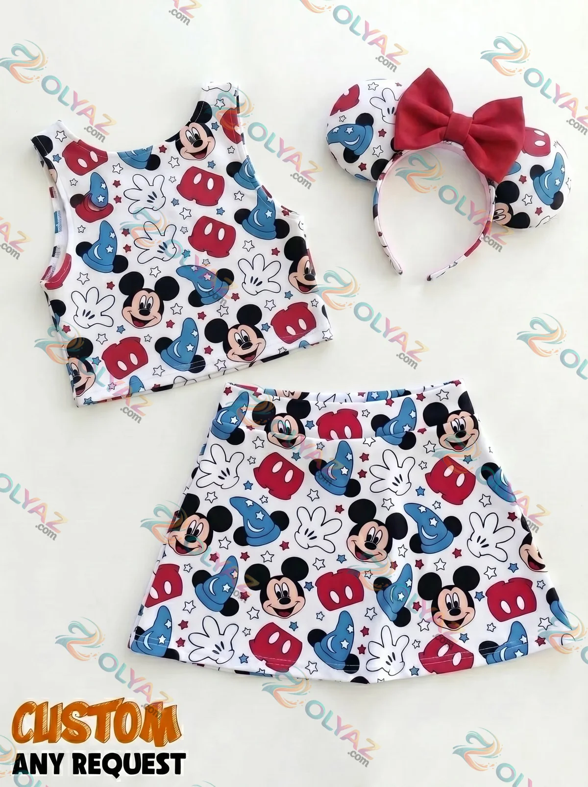 Sorcerer Mickey Mouse Dress Set (Design 1)