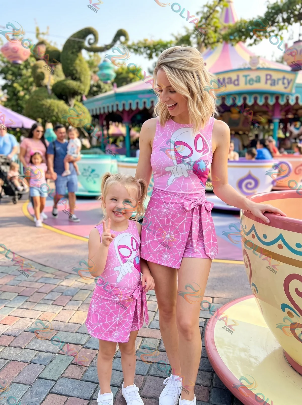 Spider Gwen Athletic Dress - Tennis Dress Skirt, Disney Park Vacation Outfit, Spider Gwen Skort Dress