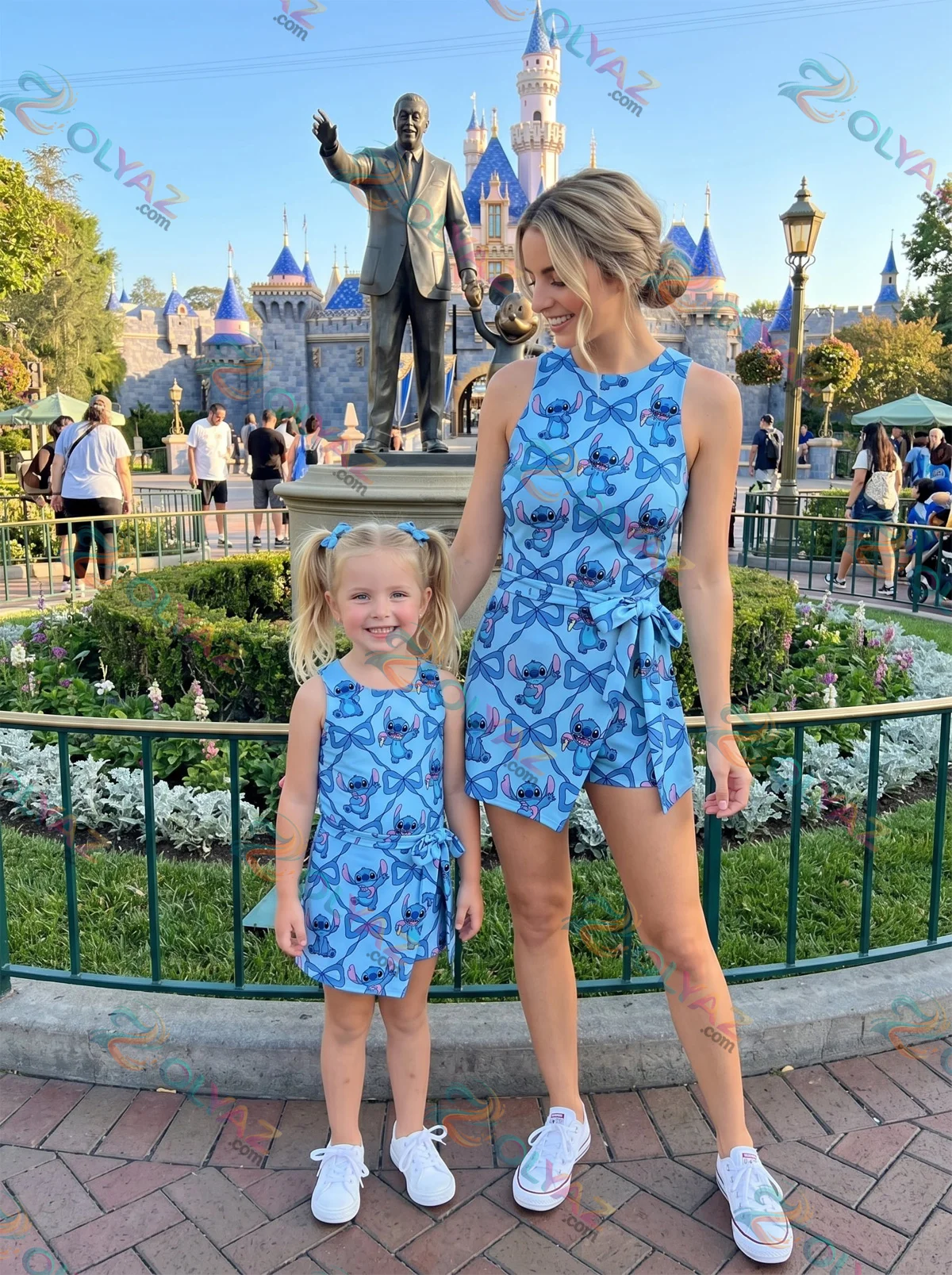 Stitch Athletic Dress - Tennis Dress Skirt, Disney Park Vacation Outfit, Stitch Skort Dress