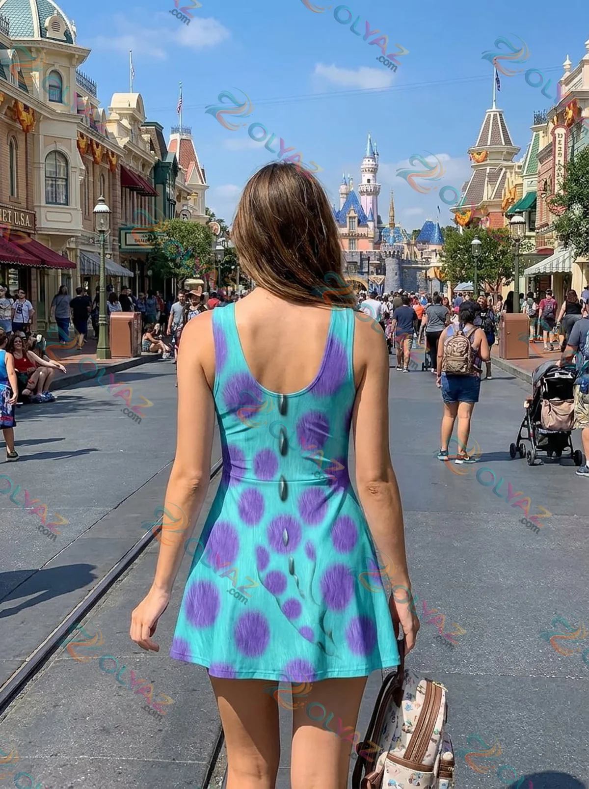 Sulley Athletic Dress - Tennis Dress Skirt, Monsters Inc Park Vacation Outfit, Sulley Skort Dress Sulley Athletic Dress - Tennis Dress Skirt, Monsters Inc Park Vacation Outfit, Sulley Skort Dress