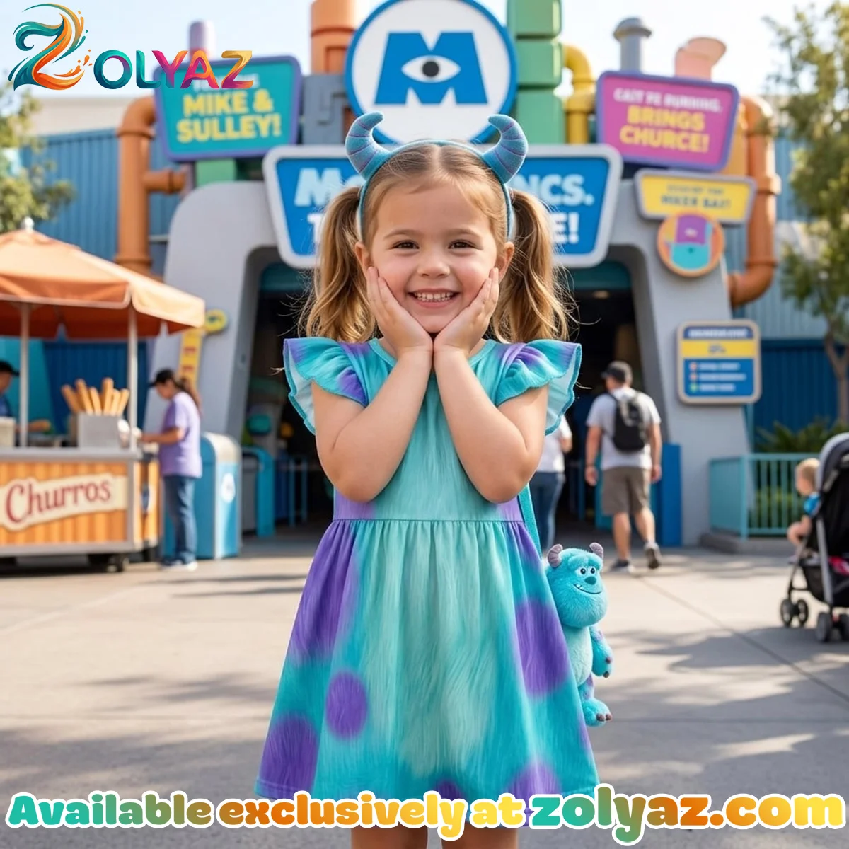 Sulley, Monsters Inc Skater Dress
