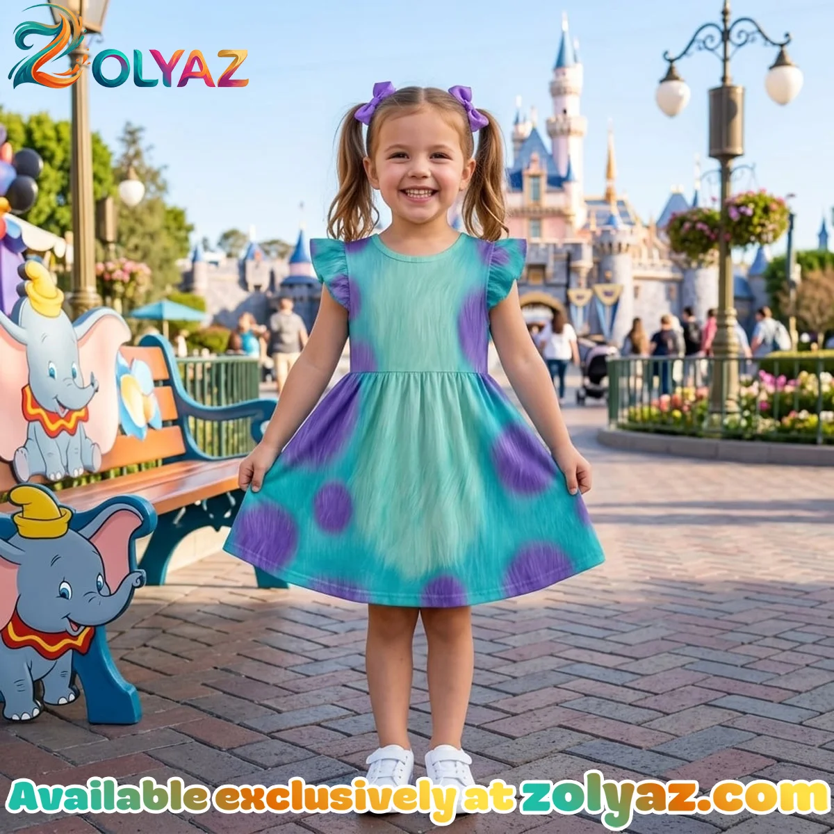 Sulley, Monsters Inc Skater Dress Sulley, Monsters Inc Skater Dress