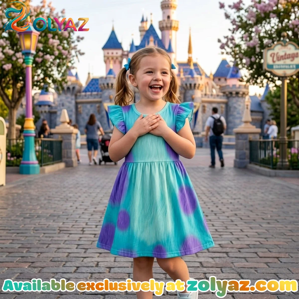 Sulley, Monsters Inc Skater Dress Sulley, Monsters Inc Skater Dress