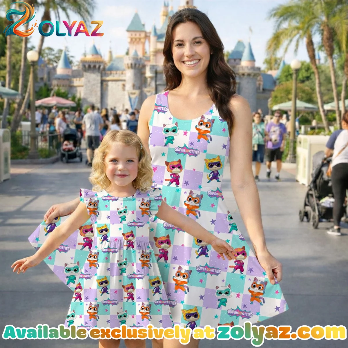 Super Kitties Skater Dress