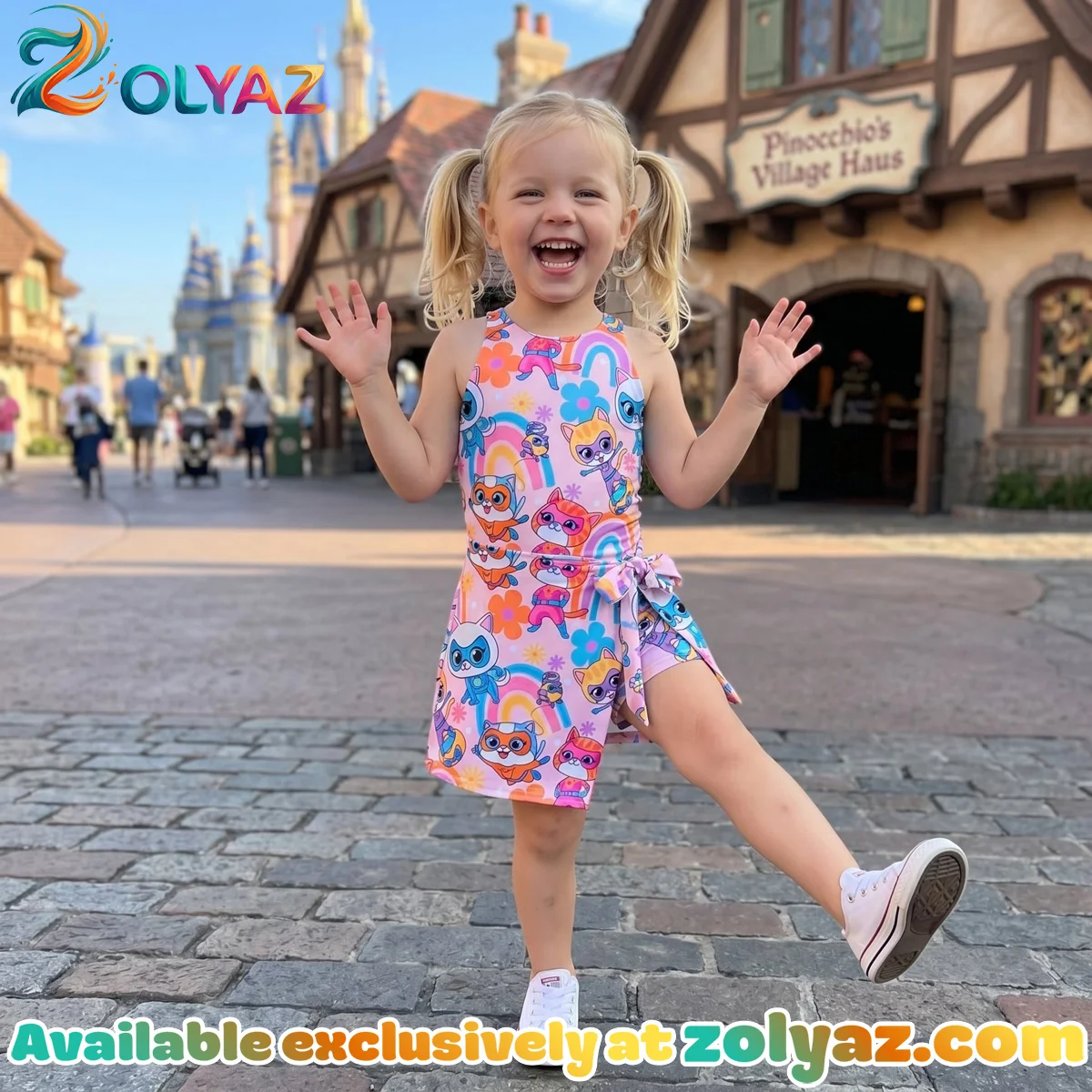 SuperKitties Athletic Dress - Tennis Dress Skirt, Disney Park Vacation Outfit, SuperKitties Skort Dress SuperKitties Athletic Dress - Tennis Dress Skirt, Disney Park Vacation Outfit, SuperKitties Skort Dress