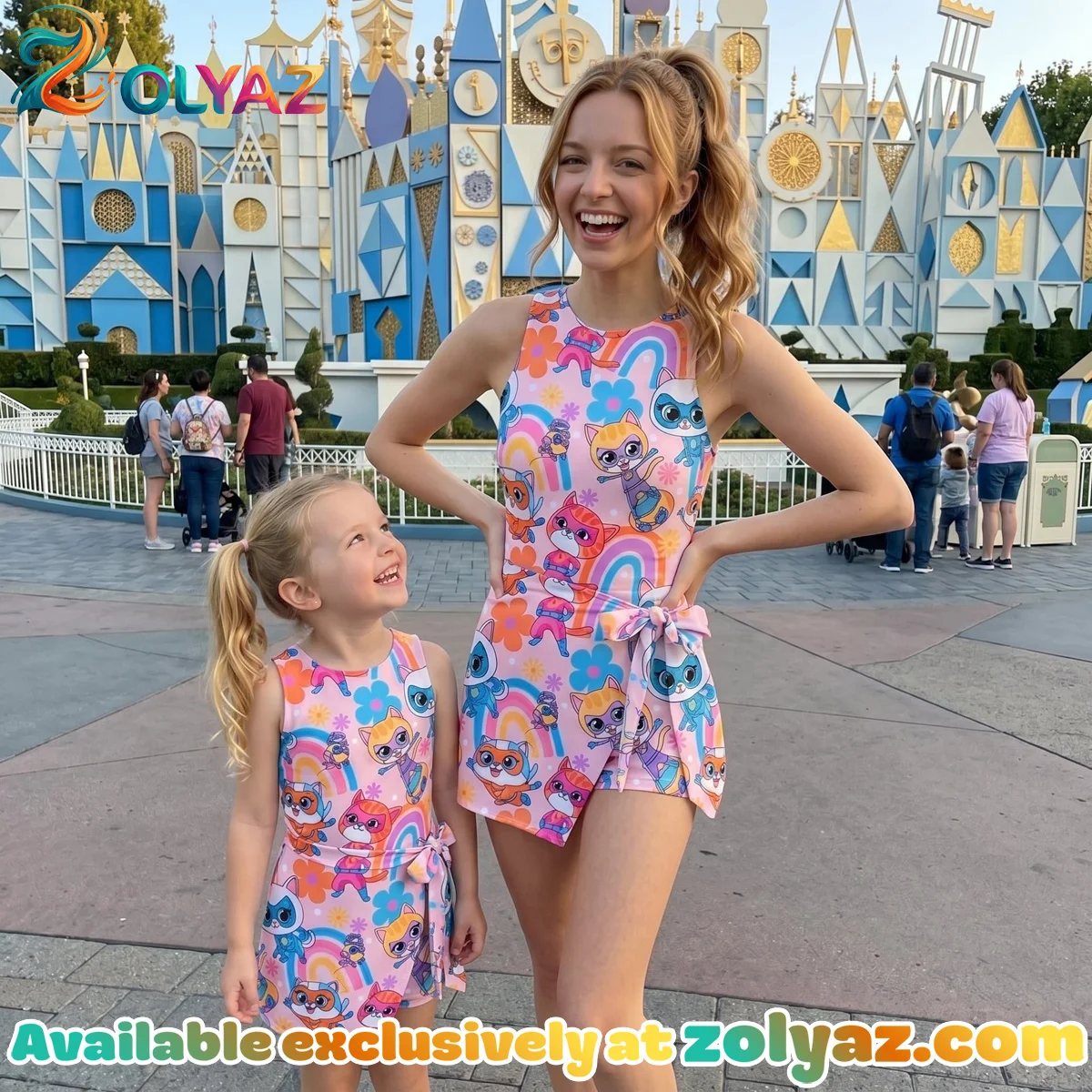 SuperKitties Athletic Dress - Tennis Dress Skirt, Disney Park Vacation Outfit, SuperKitties Skort Dress