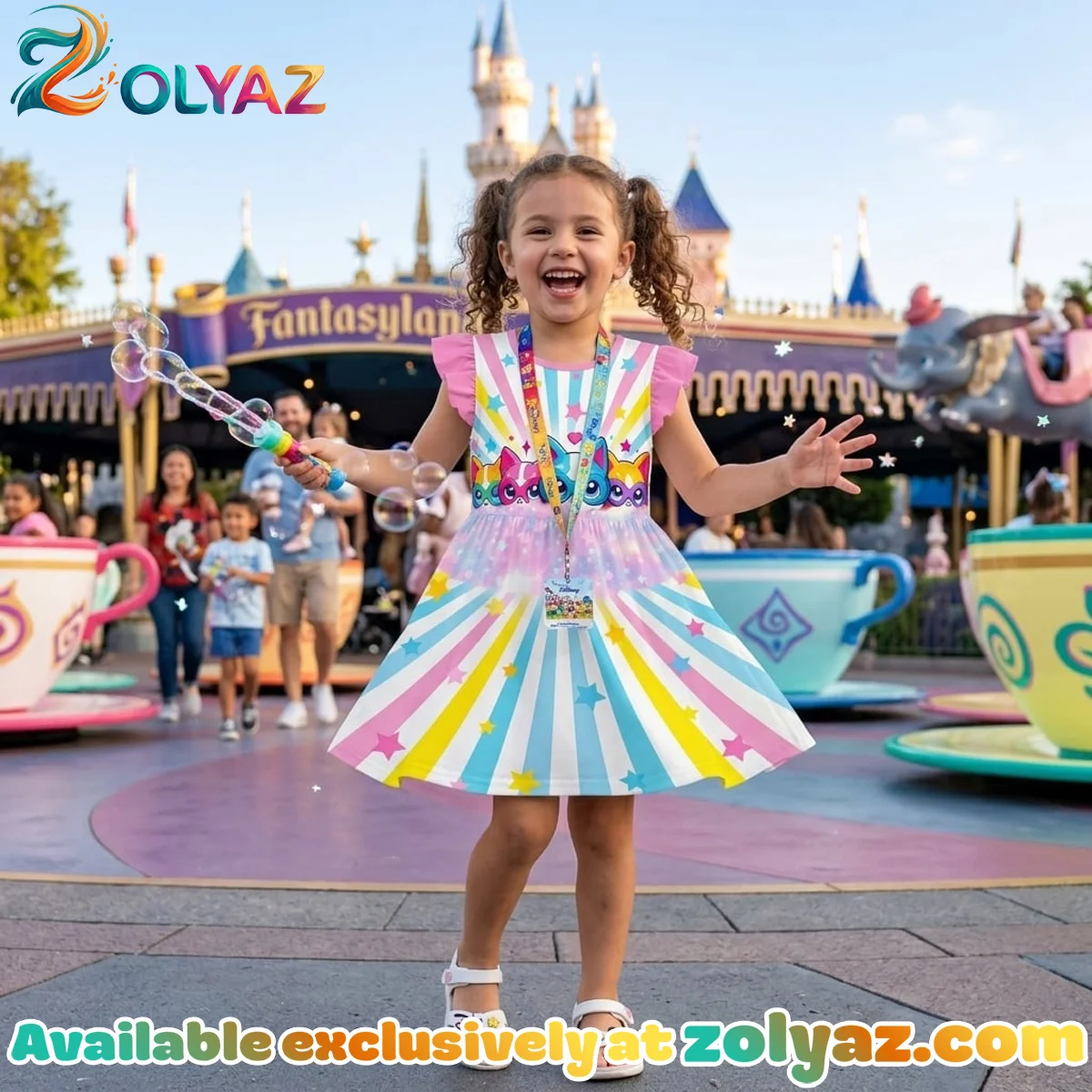 Superkitties, Ginny, Bitsy, Sparks Skater Dress