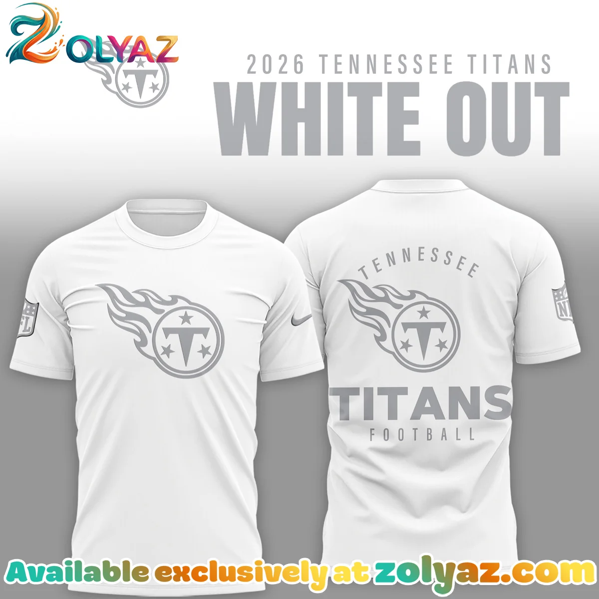 Tennessee Titans Shirt & Hoodie (Design 2) Tennessee Titans Shirt & Hoodie (Design 2)