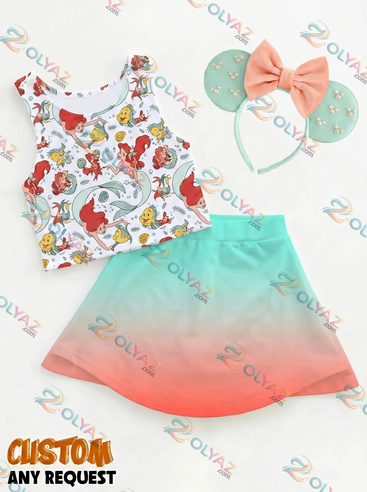 The Little Mermaid Dress Set