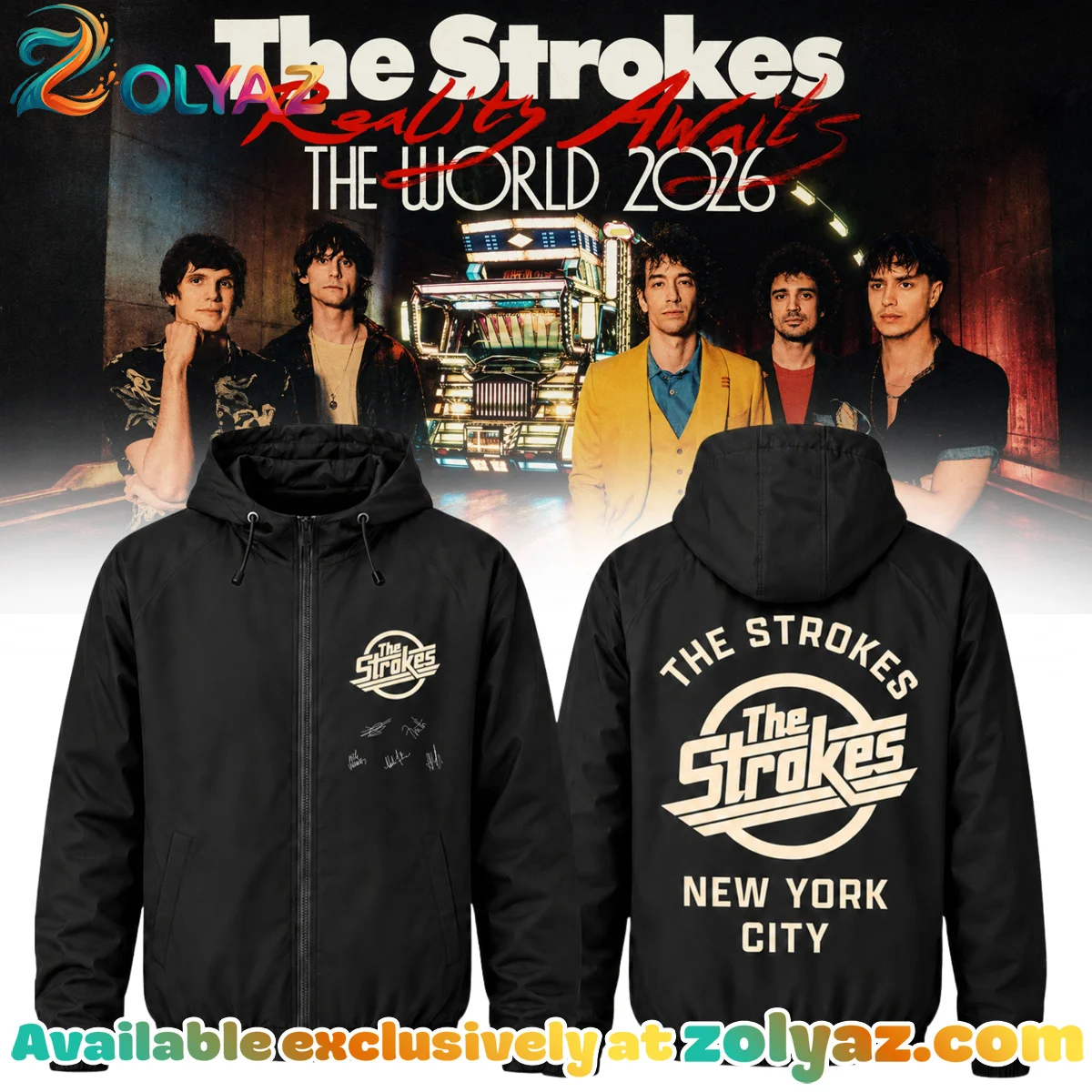 The Strokes Reality Awaits Tour Signature Jacket (Design 3)