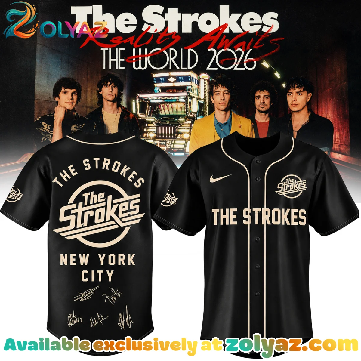 The Strokes Reality Awaits Tour Signature Jersey - Part 4
