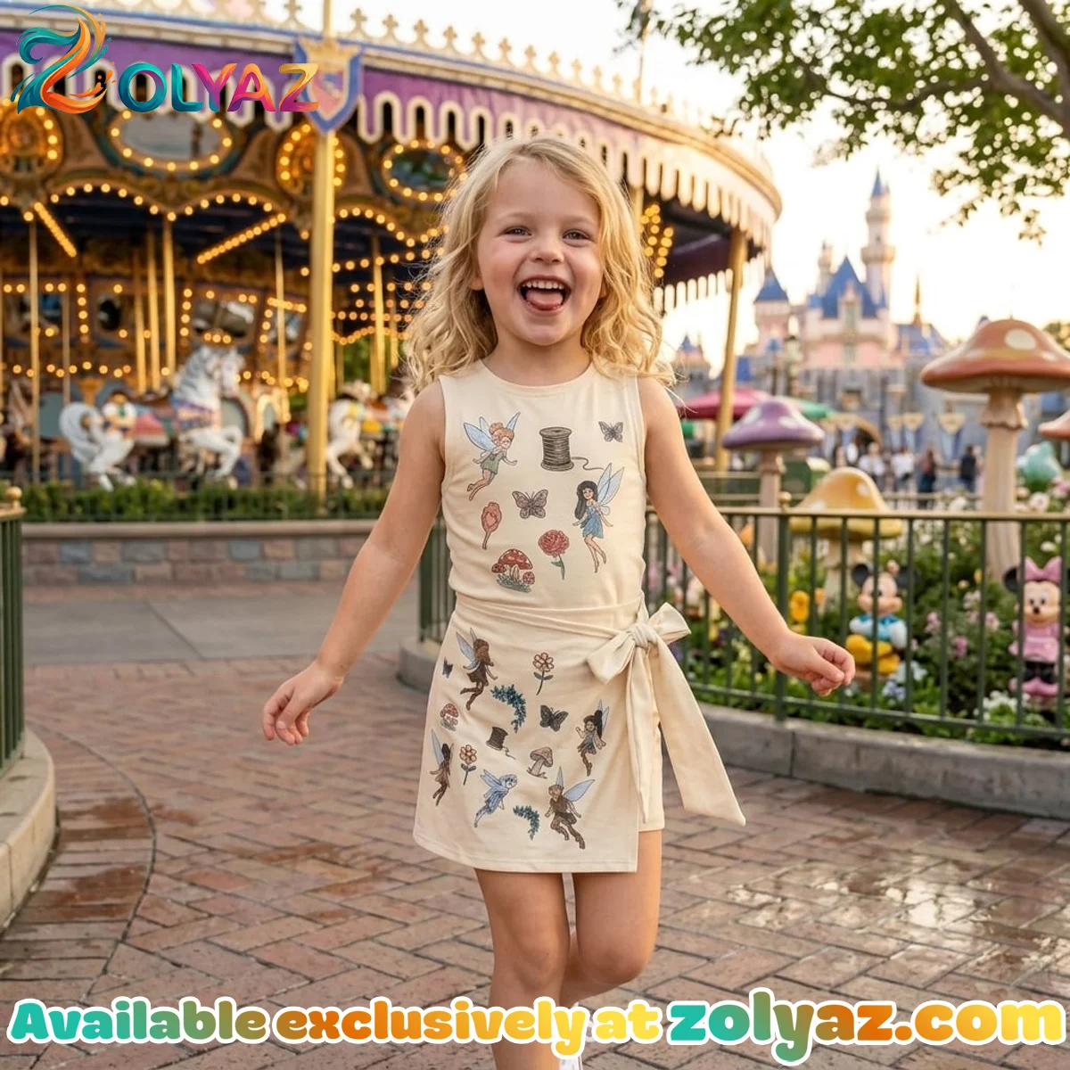 Tinkerbell Athletic Dress - Tennis Dress Skirt White Ruffle Skirt, Fairy Athletic Outfit Boutique Sports Dress Gift Tinkerbell Athletic Dress - Tennis Dress Skirt White Ruffle Skirt, Fairy Athletic Outfit Boutique Sports Dress Gift