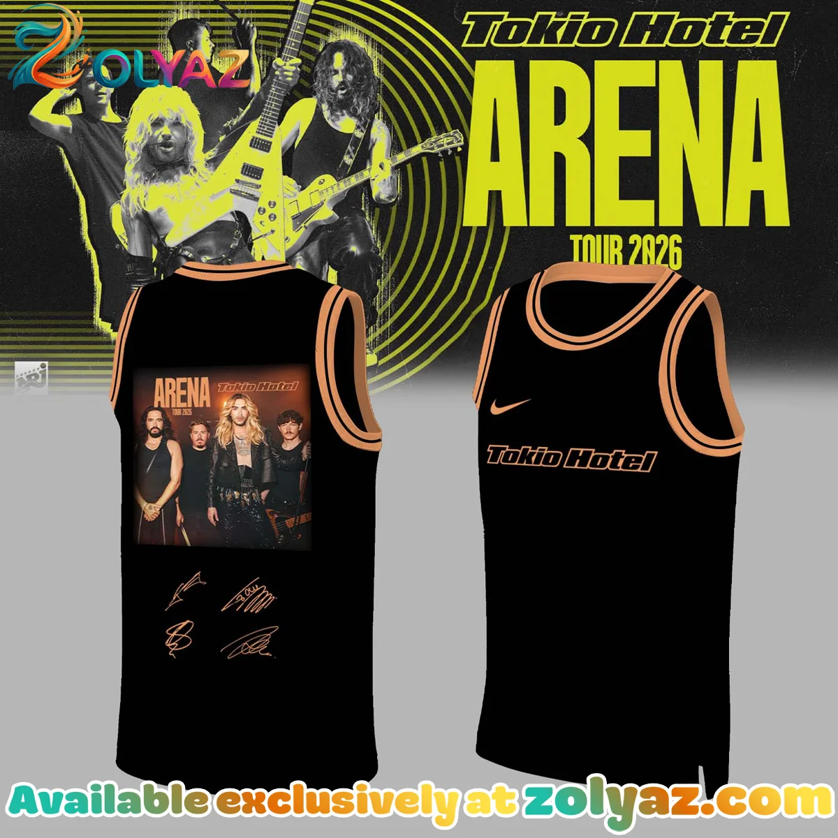 Tokio Hotel ARENA TOUR Signature Jersey (Release 7)