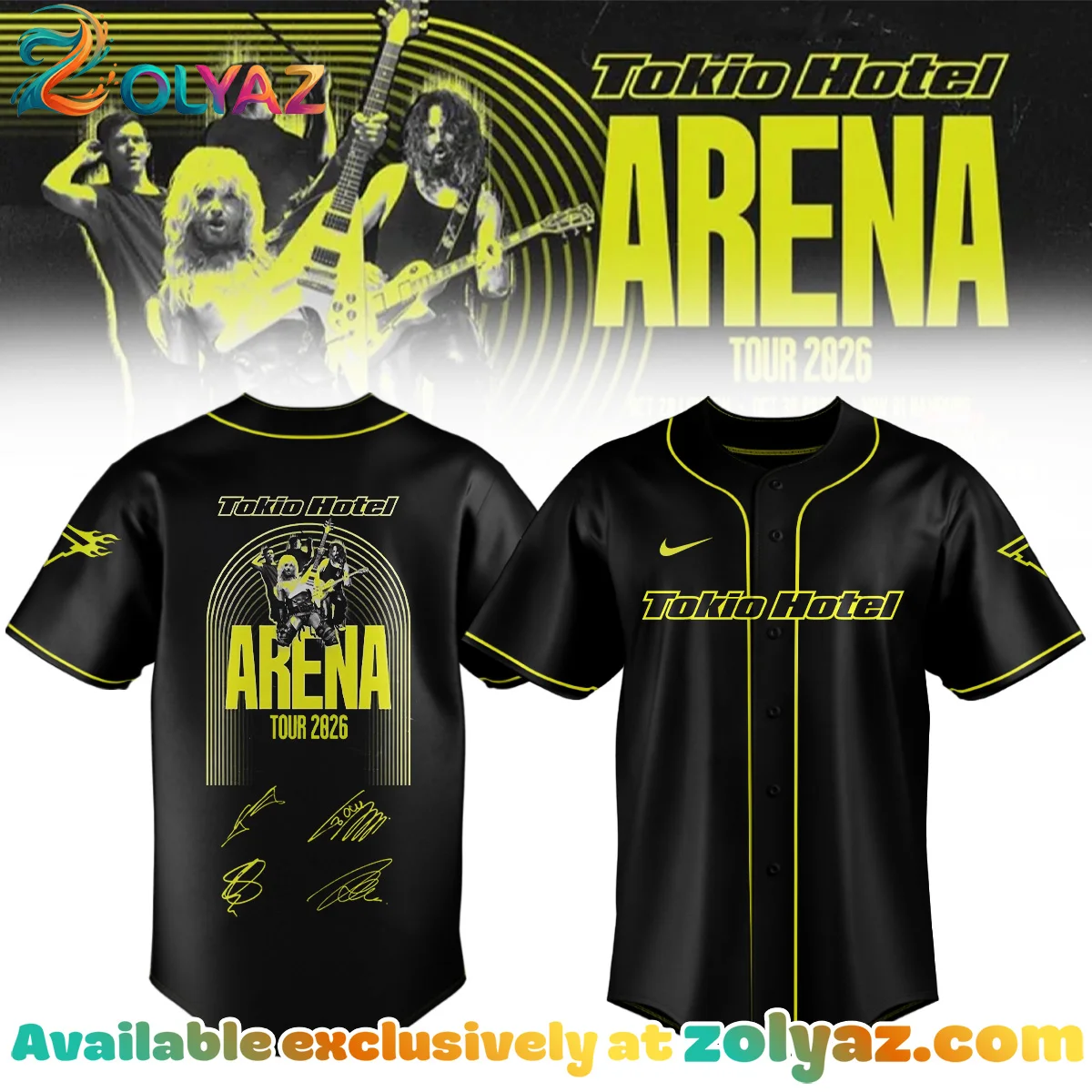 Tokio Hotel ARENA TOUR Signature Jersey - Part 17