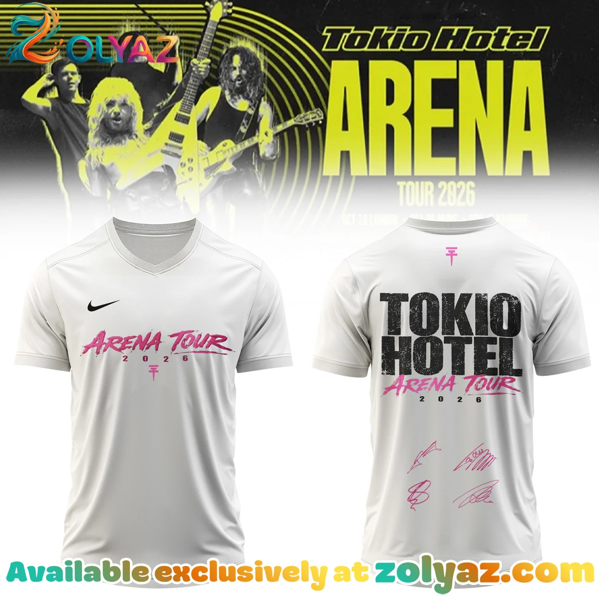 Tokio Hotel ARENA TOUR Signature Jersey [Drop 16]