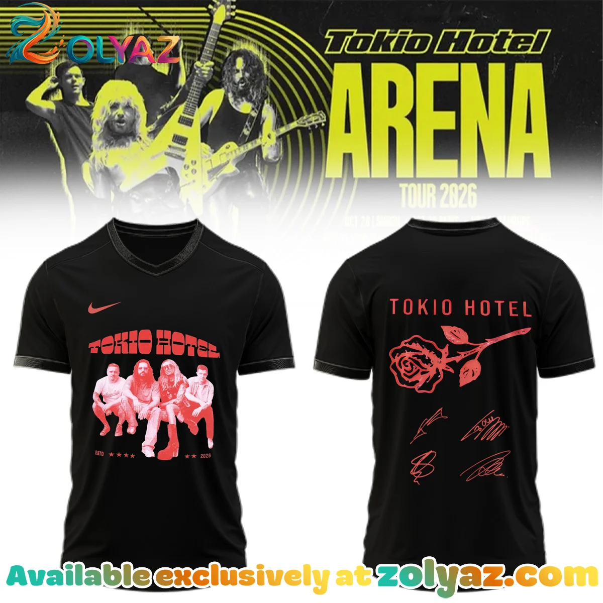 Tokio Hotel ARENA TOUR Signature Jersey [Drop 15]