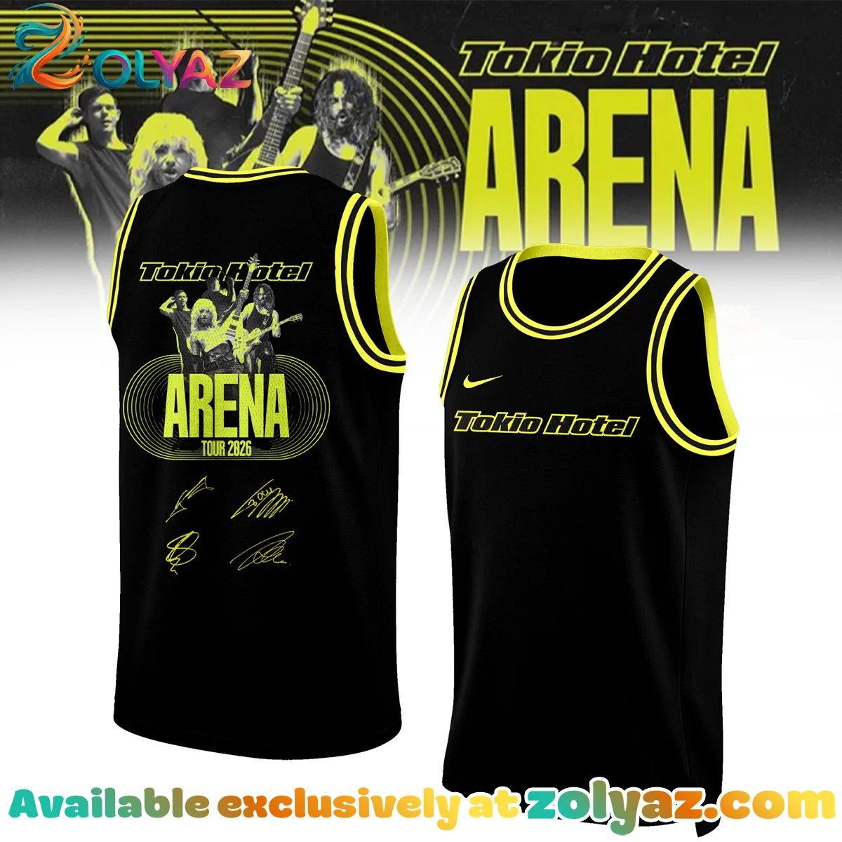 Tokio Hotel ARENA TOUR Signature Jersey - Series 13