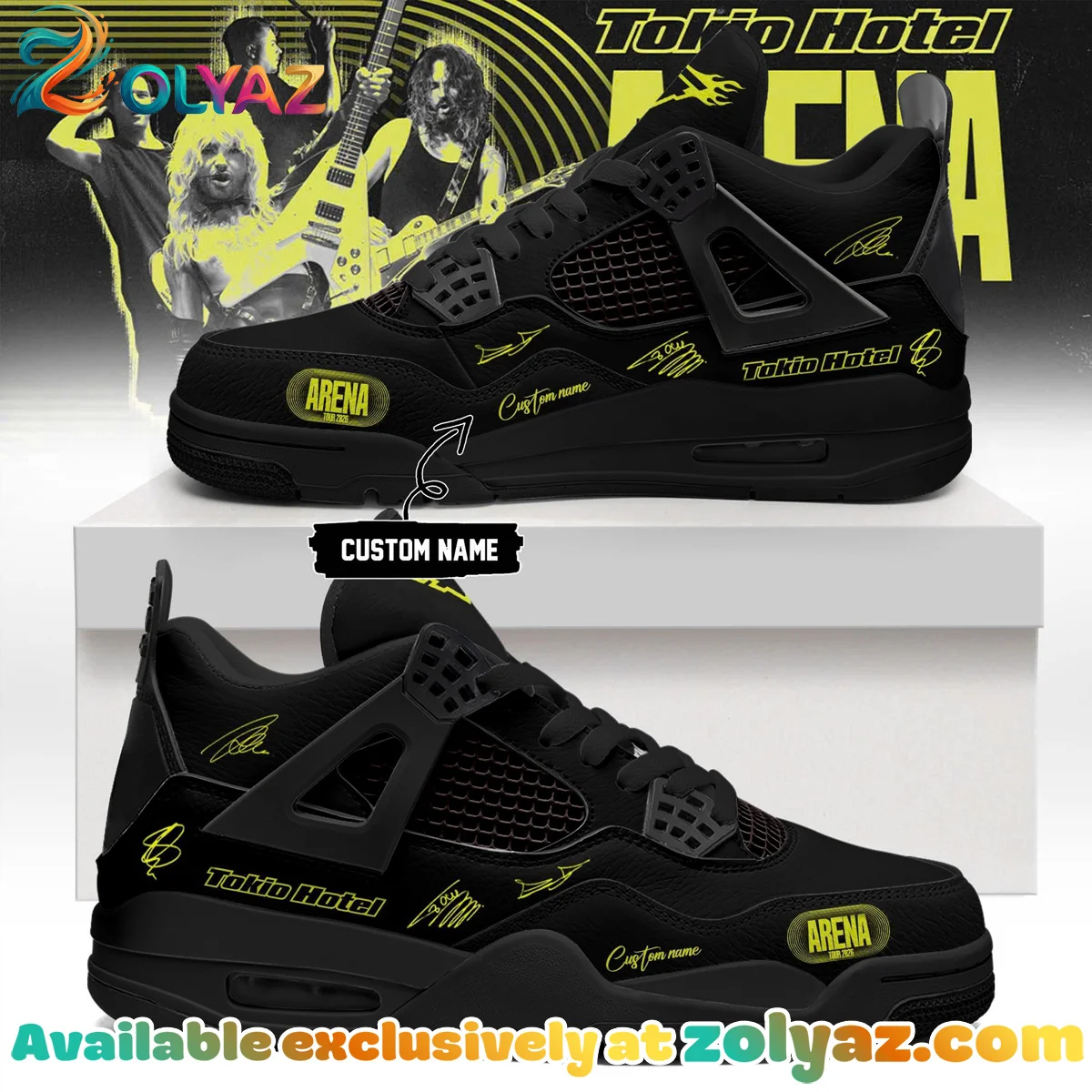 Tokio Hotel ARENA TOUR Signature Custom Air Force 1 & Jordan 1 Shoes - Part 2