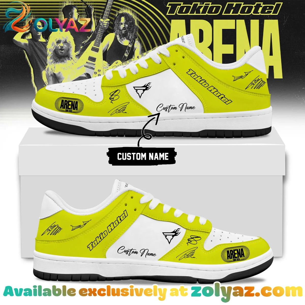 Tokio Hotel ARENA TOUR Signature Custom Air Force 1 & Jordan 1 Shoes - Part 3