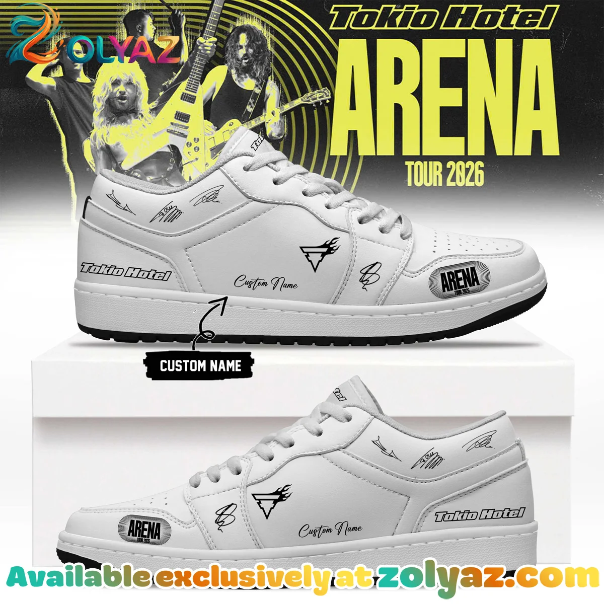 Tokio Hotel ARENA TOUR Signature Custom Air Force 1 & Jordan 1 Shoes [Batch 10]