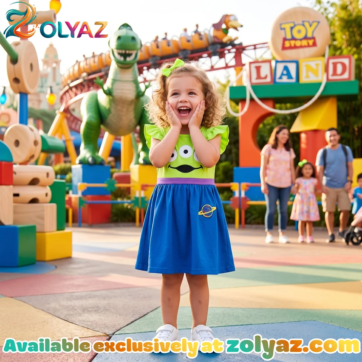 Toy Story Alien Skater Dress Toy Story Alien Skater Dress