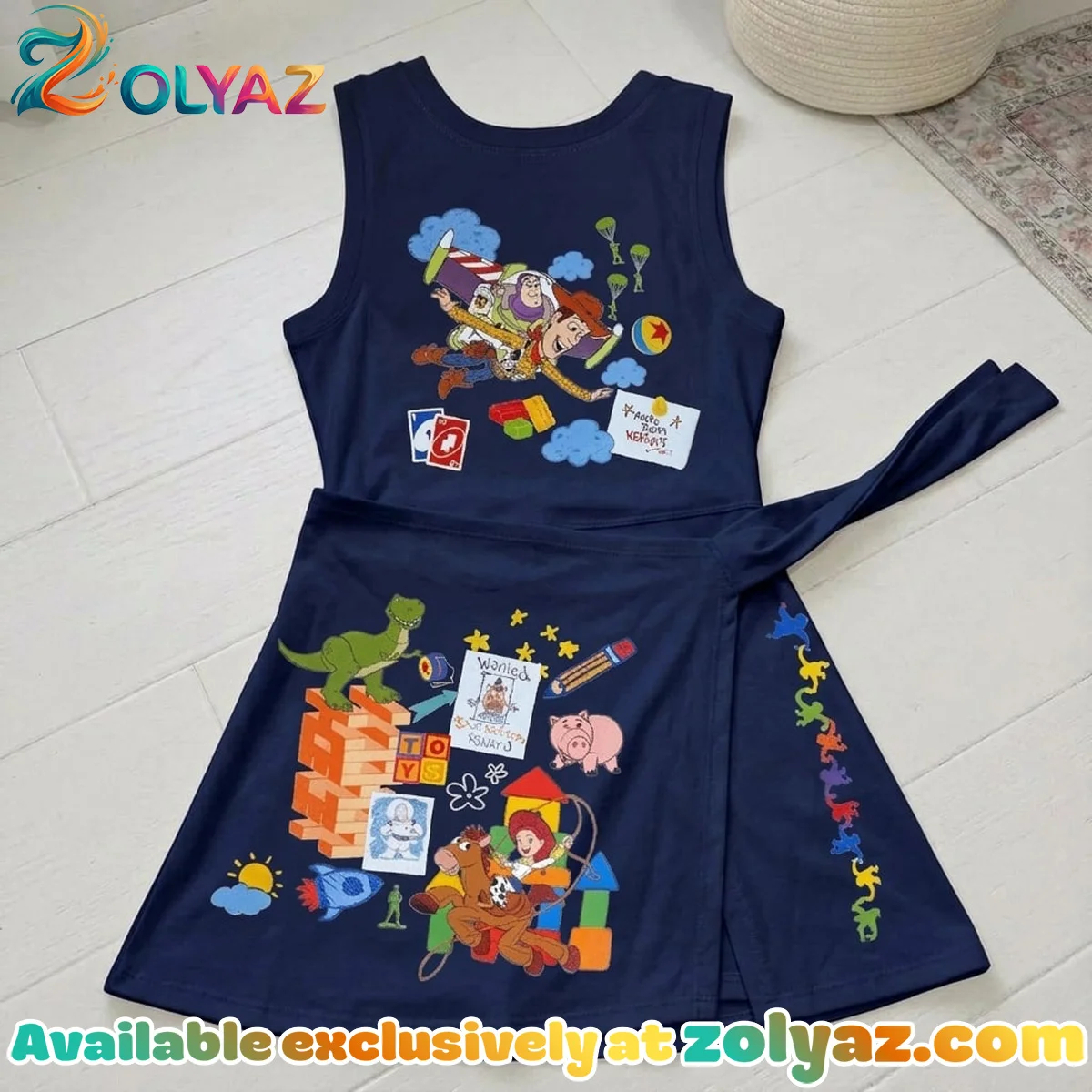 Toy Story Athletic Dress - Tennis Dress Skirt, Disney Park Vacation Outfit, Woody Buzz Lightyear Skort Dress