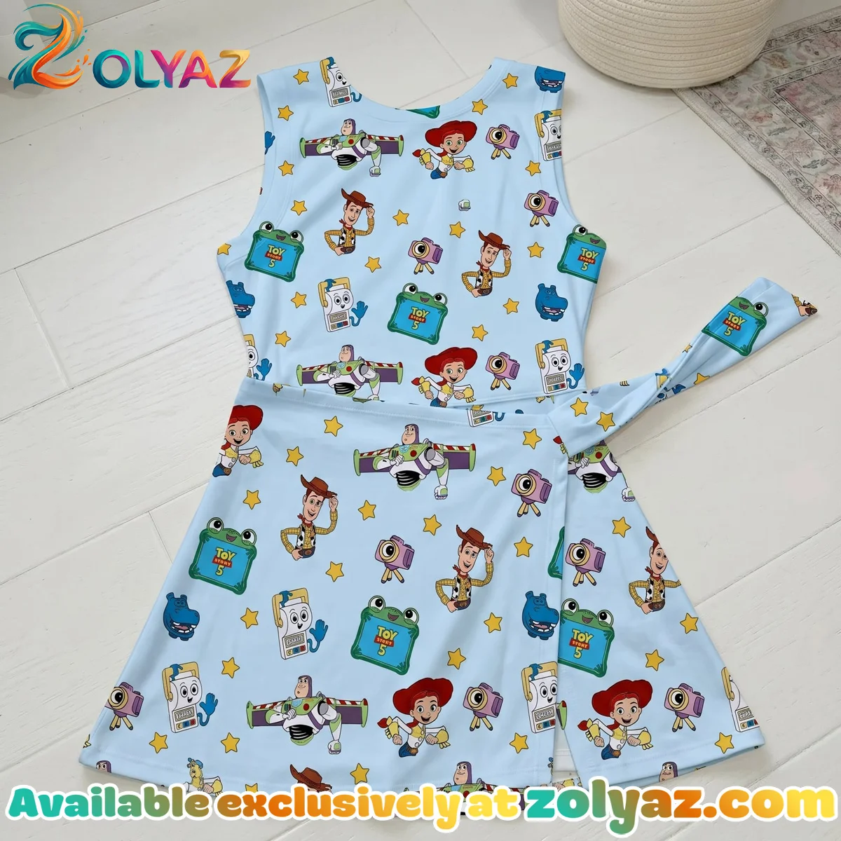 Toy Story Athletic Dress - Tennis Dress Skirt, Woody Buzz Jessie Alien Disney Cartoon Outfit Toy Story Athletic Dress - Tennis Dress Skirt, Woody Buzz Jessie Alien Disney Cartoon Outfit