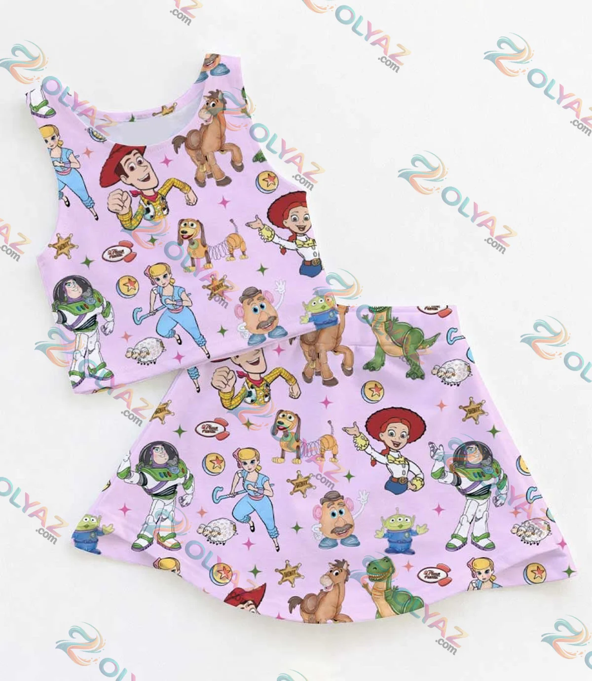 Toy Story Woody Buzz Lightyear Jessie Dress Set