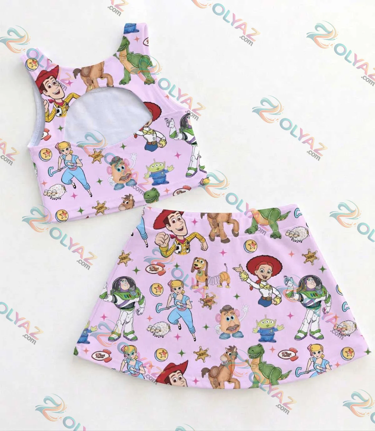 Toy Story Woody Buzz Lightyear Jessie Dress Set Toy Story Woody Buzz Lightyear Jessie Dress Set