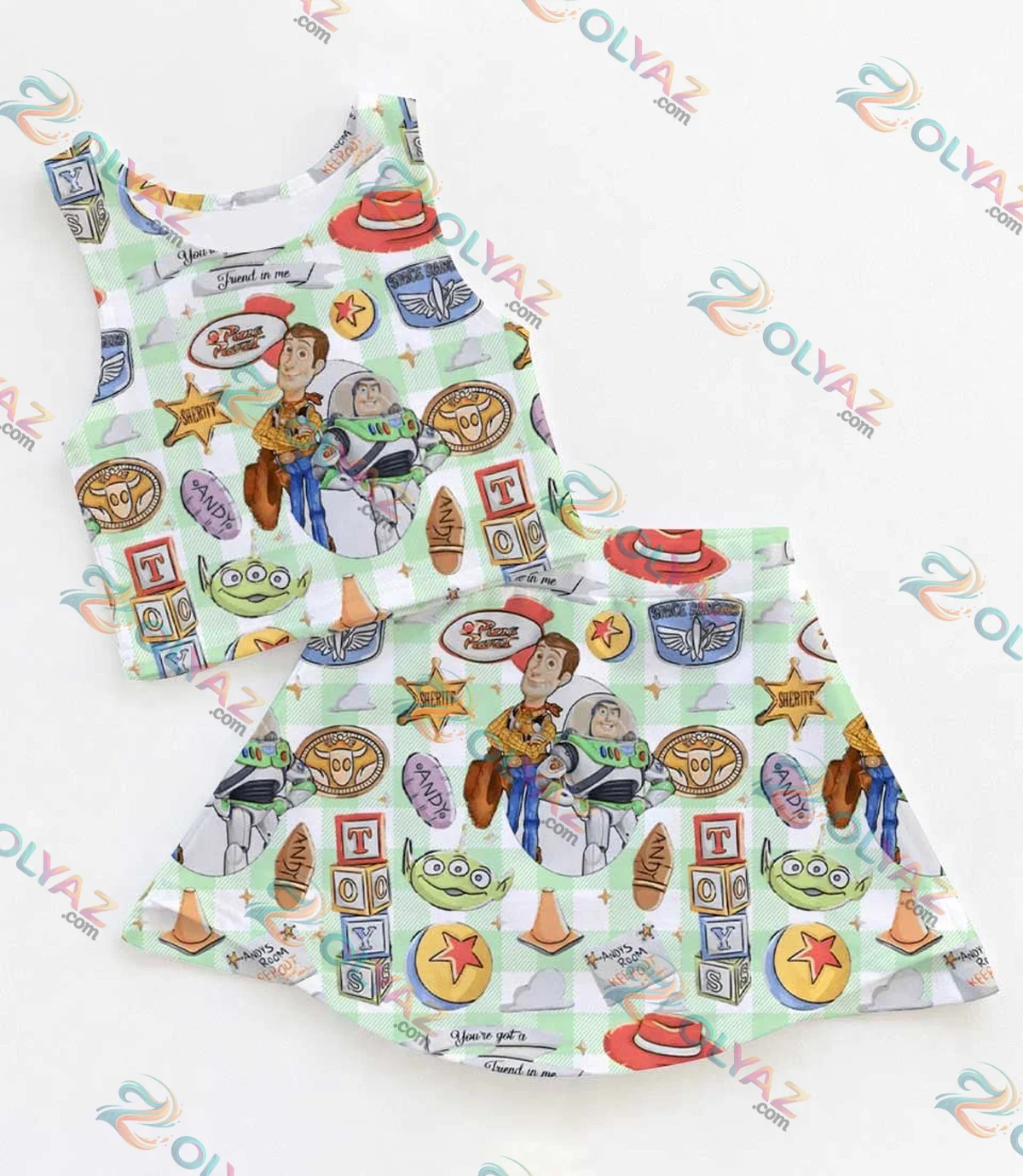 Toy Story Woody Buzz Dress Set (Style 2)