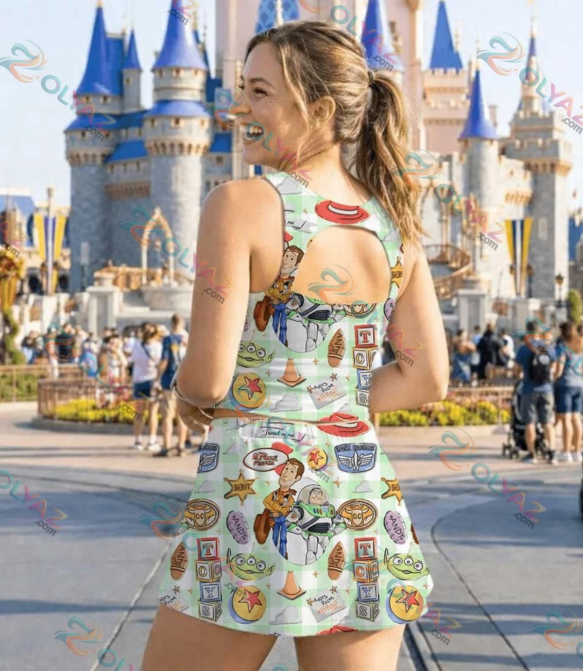 Toy Story Woody Buzz Dress Set (Style 2) Toy Story Woody Buzz Dress Set (Style 2)