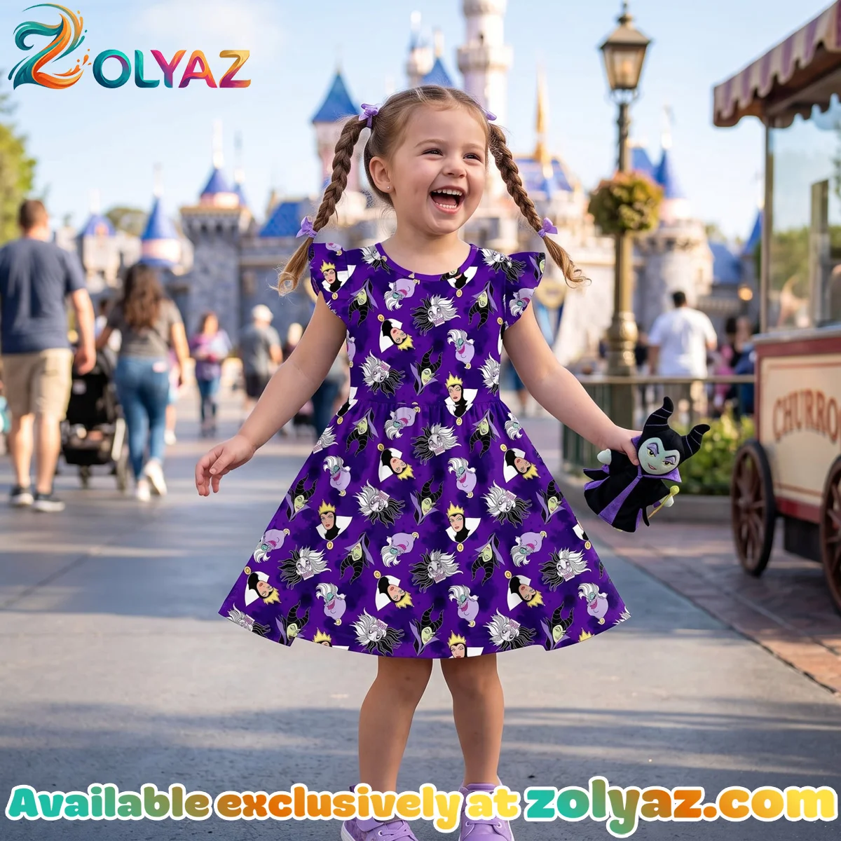 Villains, Evil Queen, Maleficent, Ursula Skater Dress Villains, Evil Queen, Maleficent, Ursula Skater Dress