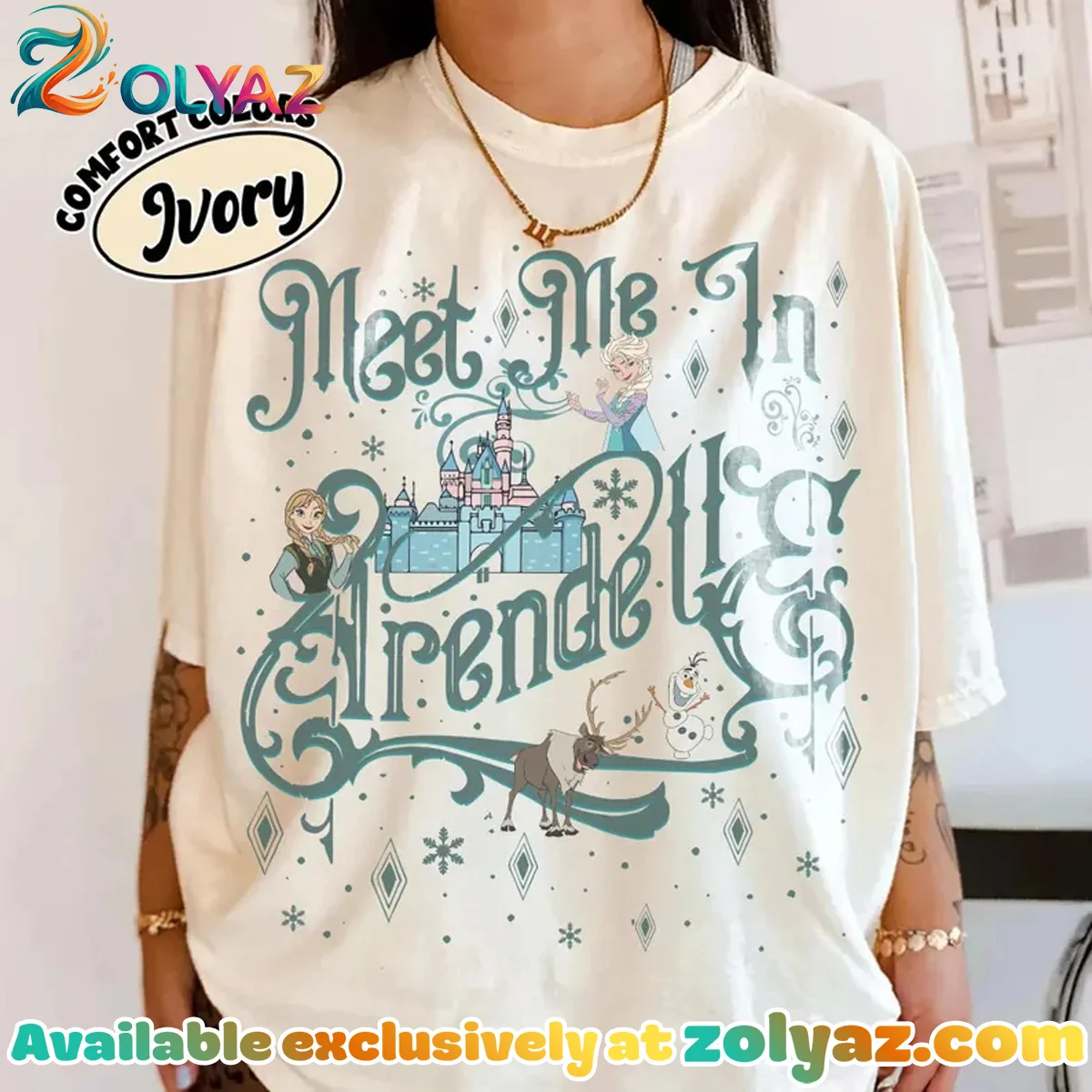 Elsa, Frozen, Disney Princess, Anna, Olaf T-Shirt & Hoodie