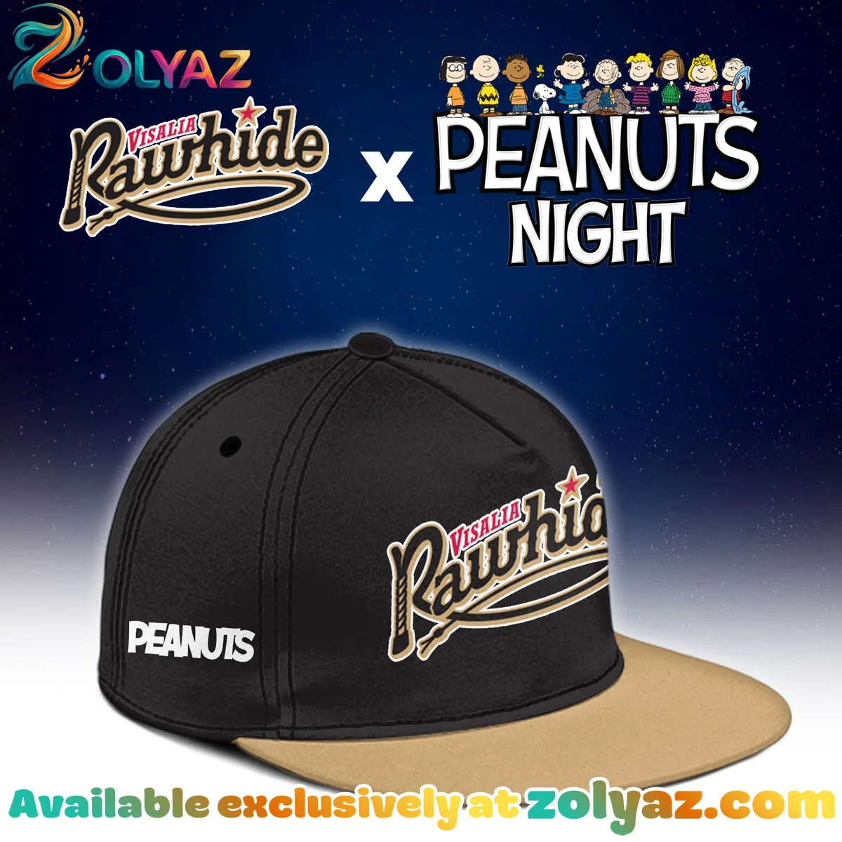 Visalia Rawhide x Peanuts Jersey Visalia Rawhide x Peanuts Jersey
