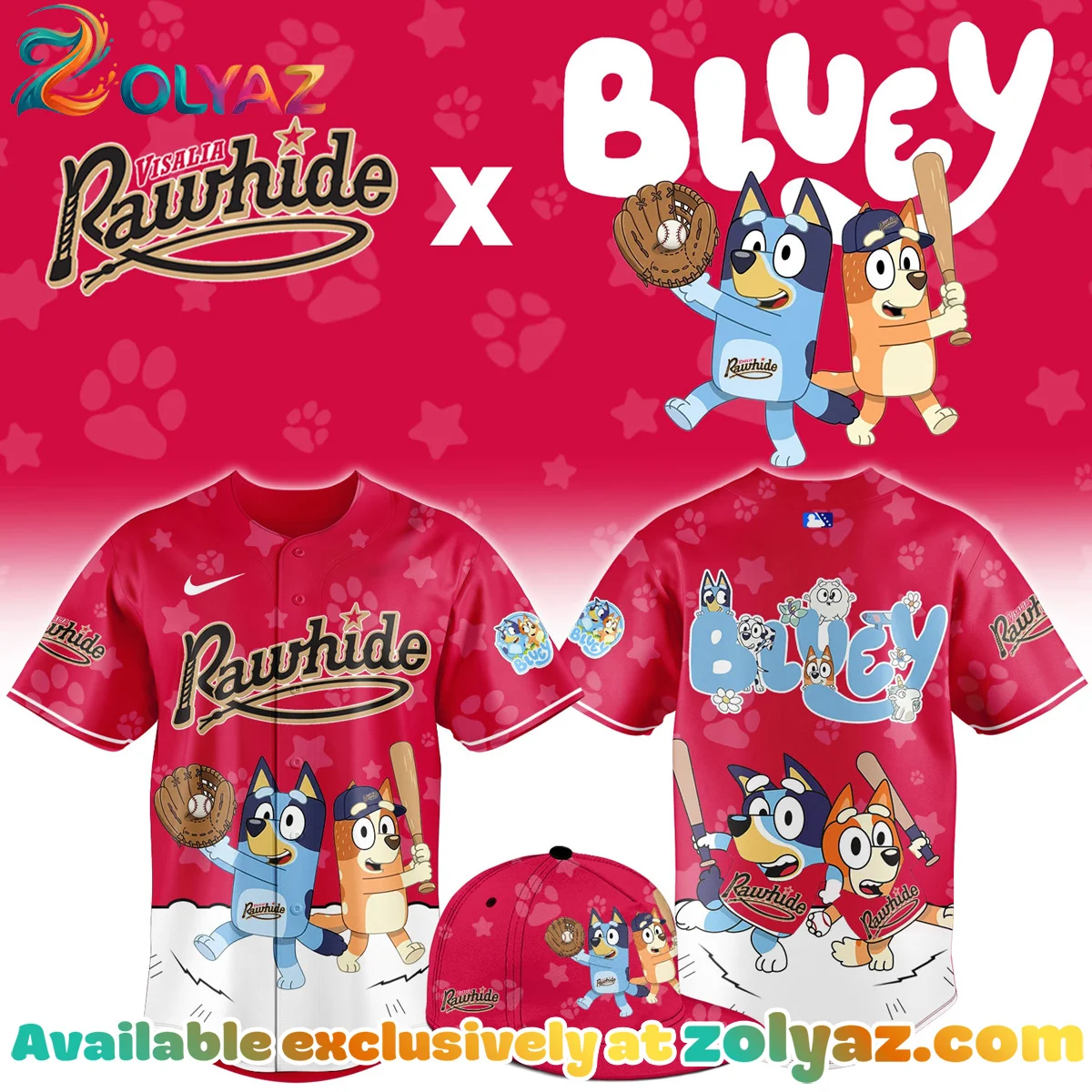 Visalia Rawhide x Bluey Jersey