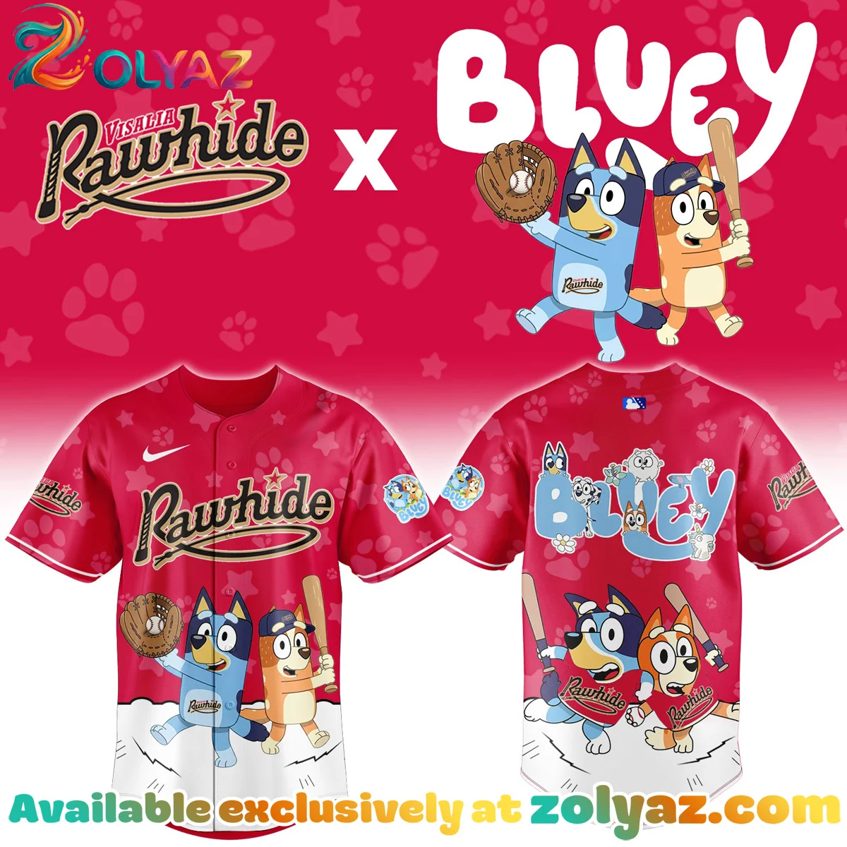 Visalia Rawhide x Bluey Jersey Visalia Rawhide x Bluey Jersey