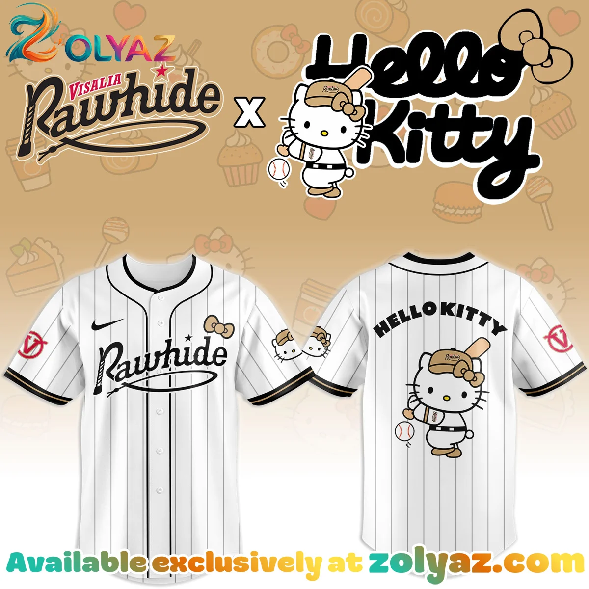 Visalia Rawhide x HK Jersey Visalia Rawhide x HK Jersey