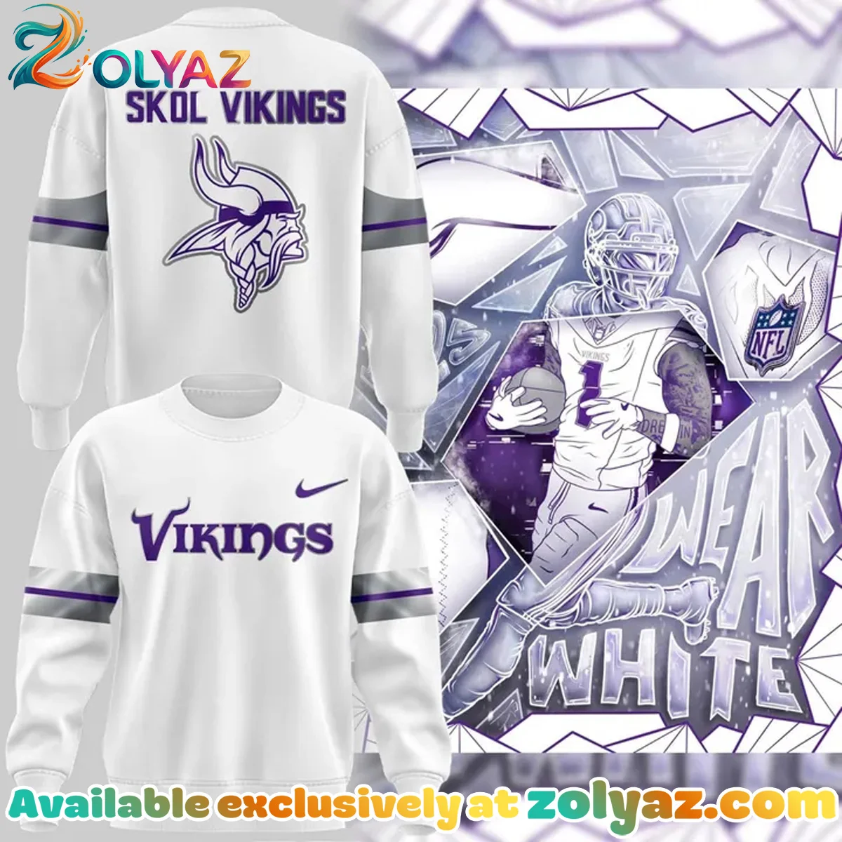 Minnesota Vikings Shirt & Hoodie (Release 2)