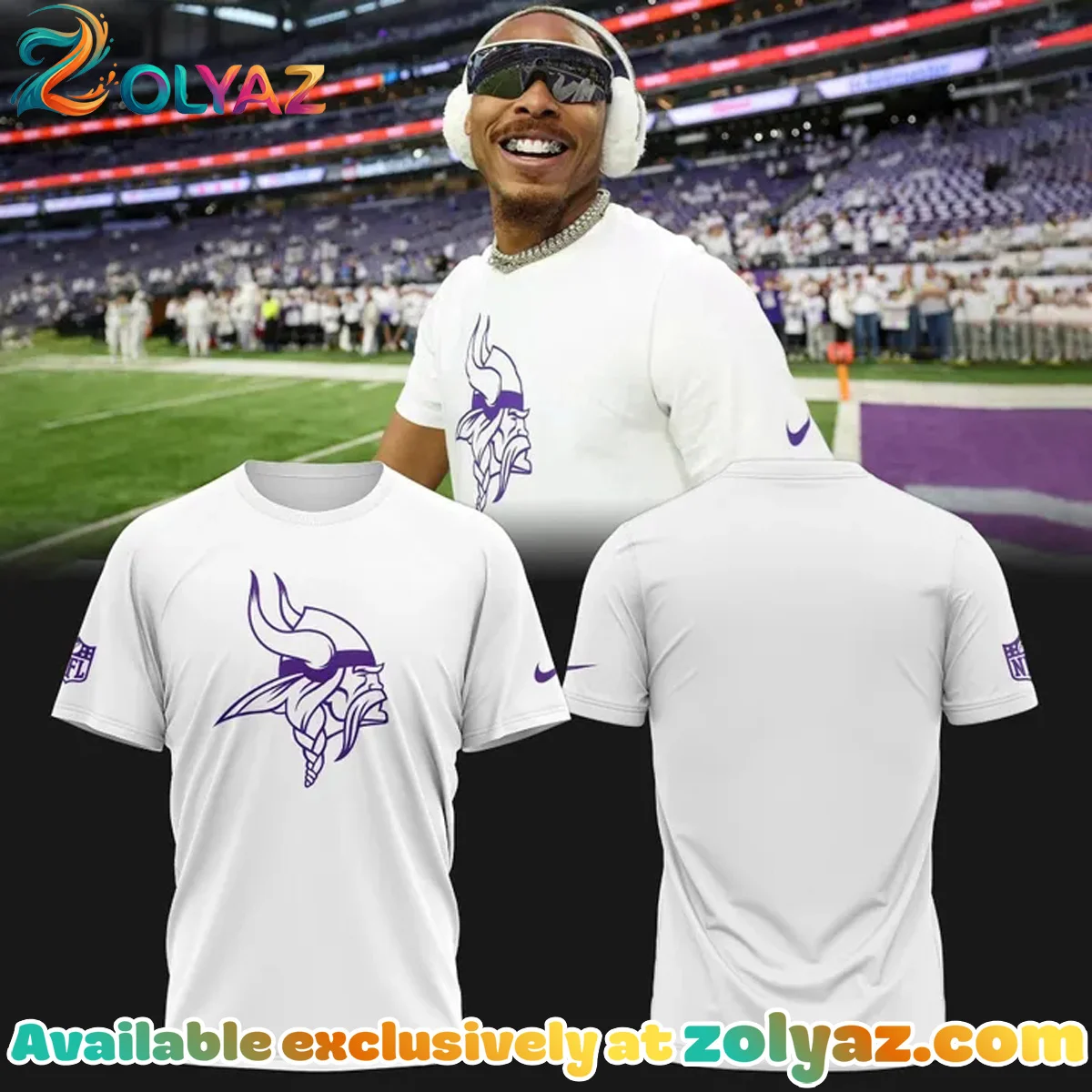Minnesota Vikings T-Shirt & Hoodie (Design 5) Minnesota Vikings T-Shirt & Hoodie (Design 5)