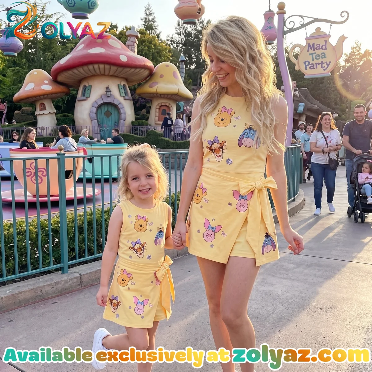 Winnie The Pooh Athletic Dress - Tennis Dress Skirt, Pooh And Friends Tennis Skort For Women