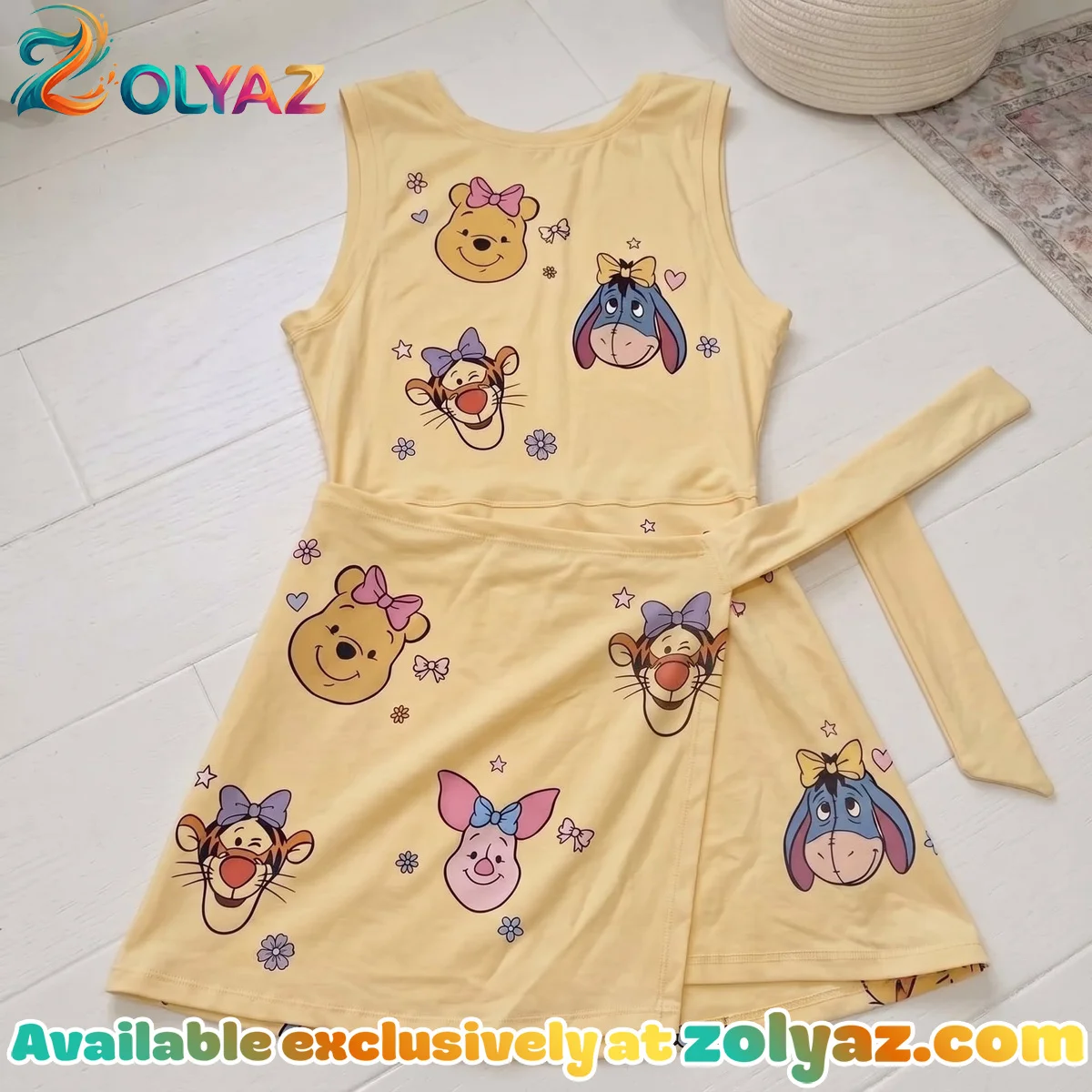 Winnie The Pooh Athletic Dress - Tennis Dress Skirt, Pooh And Friends Tennis Skort For Women Winnie The Pooh Athletic Dress - Tennis Dress Skirt, Pooh And Friends Tennis Skort For Women