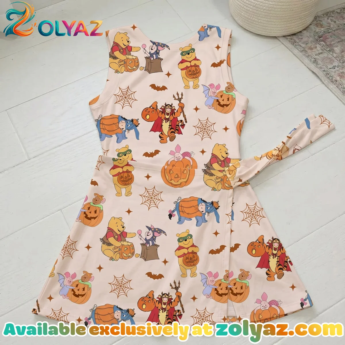 Winnie The Pooh Halloween Athletic Dress - Tennis Dress Skirt, Pooh Tigger Eeyore Disney Halloween Sport Skort Party Outfit Winnie The Pooh Halloween Athletic Dress - Tennis Dress Skirt, Pooh Tigger Eeyore Disney Halloween Sport Skort Party Outfit