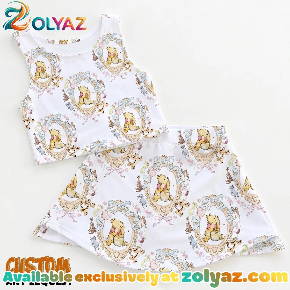 Winnie The Pooh Dress Set (Design 4)