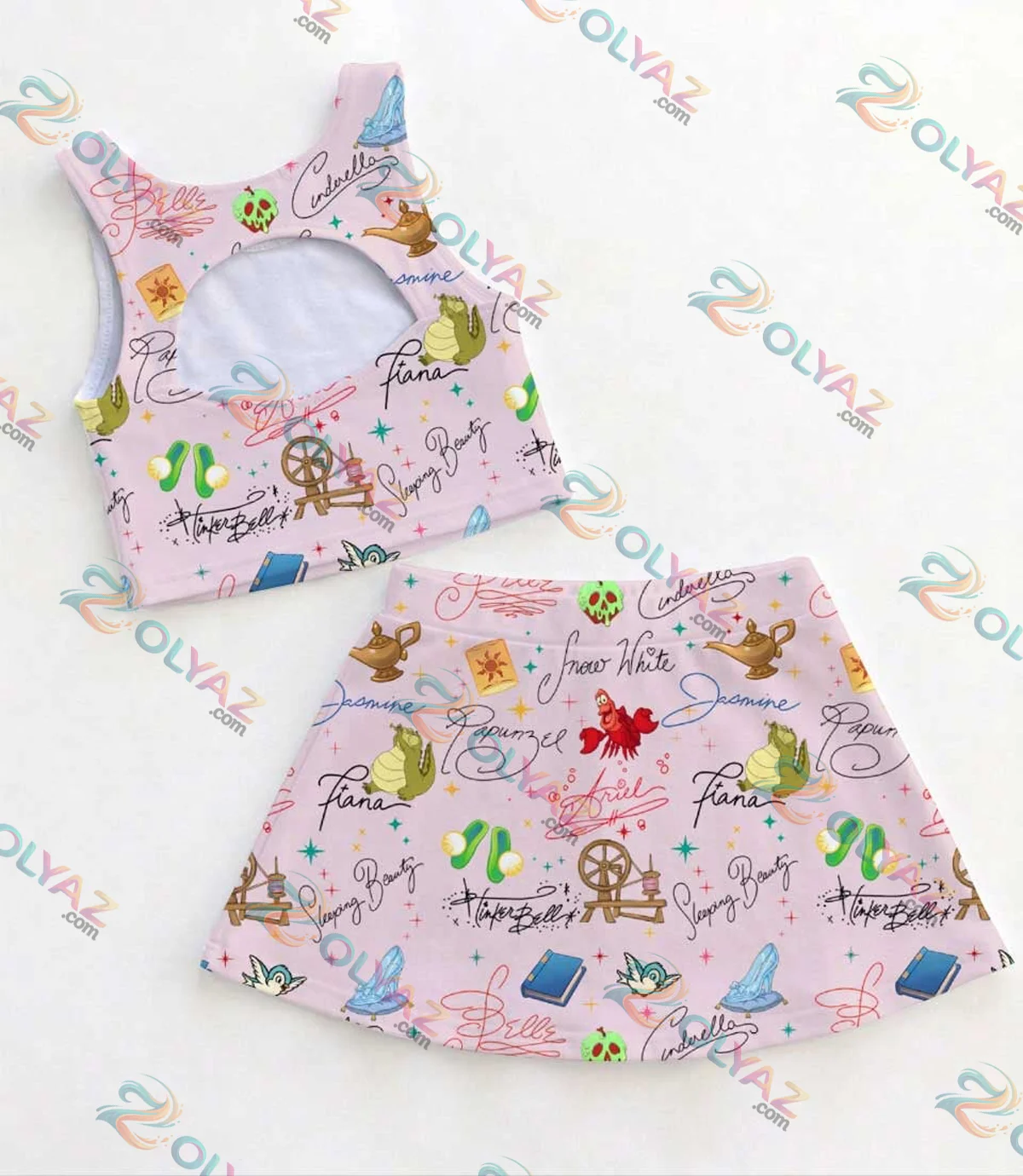 Disney Magical Princess Water Activewear Set Disney Magical Princess Water Activewear Set