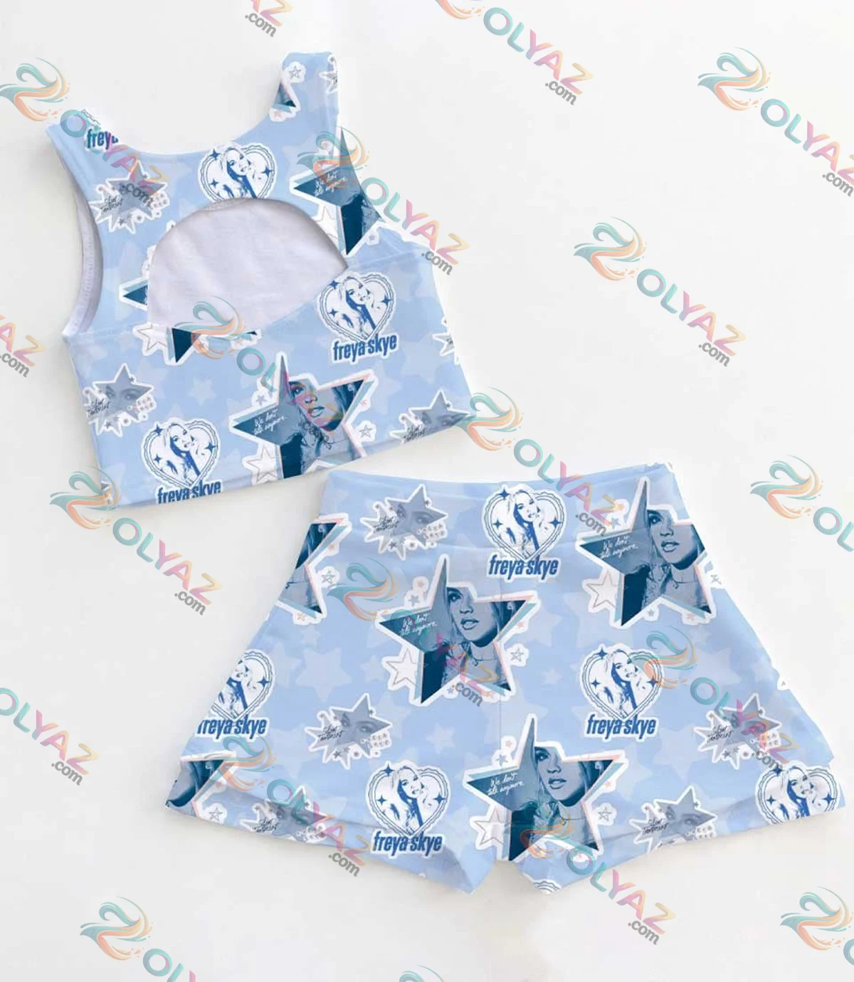 Freya Skye Music Tour Descendants Zombies Activewear Set Freya Skye Music Tour Descendants Zombies Activewear Set