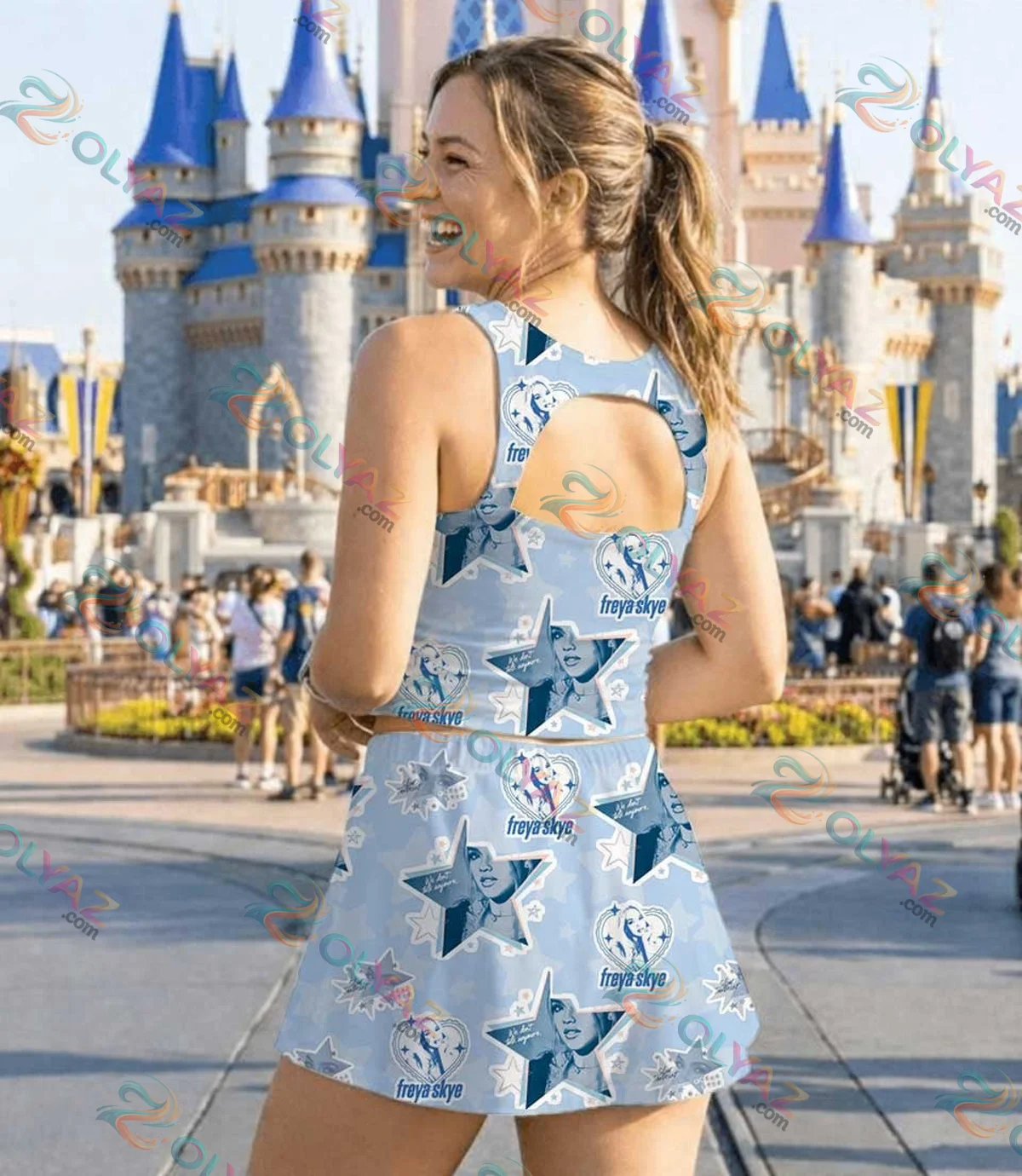 Freya Skye Music Tour Descendants Zombies Activewear Set Freya Skye Music Tour Descendants Zombies Activewear Set