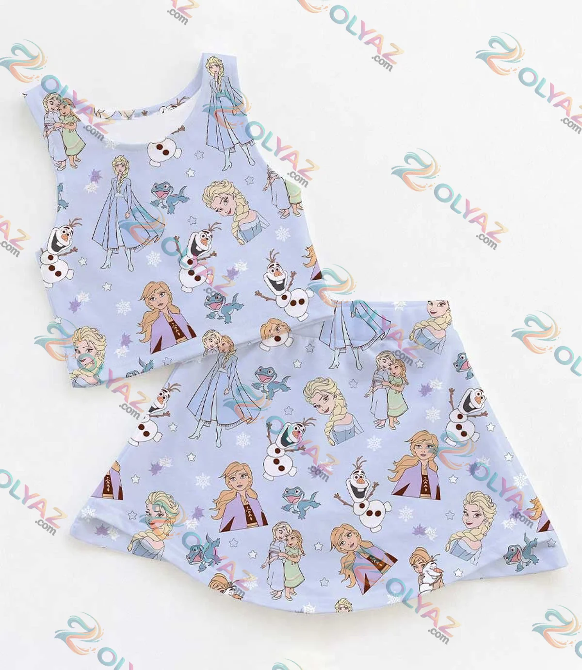 Frozen Princess Elsa Anna Activewear Set