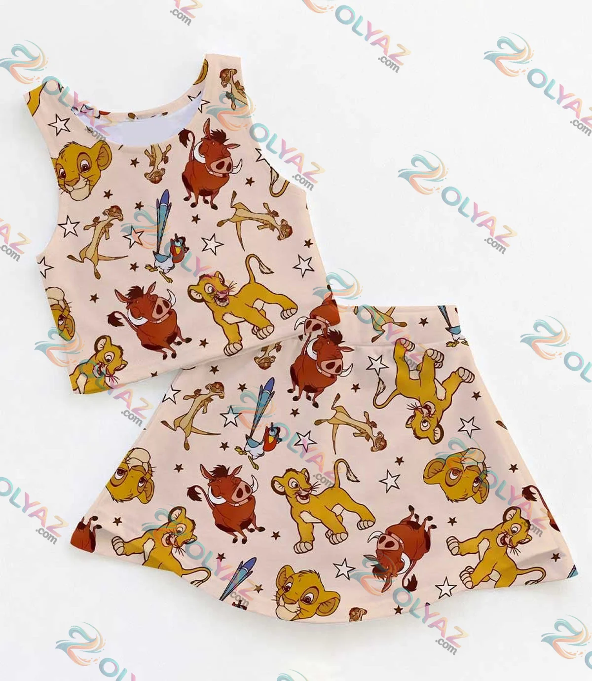 Lion King Simba Timon Pumba Activewear Set
