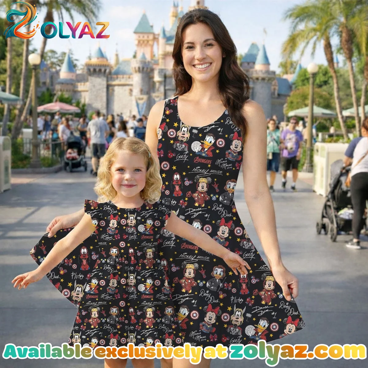Mickey & Friends, Avengers Skater Dress